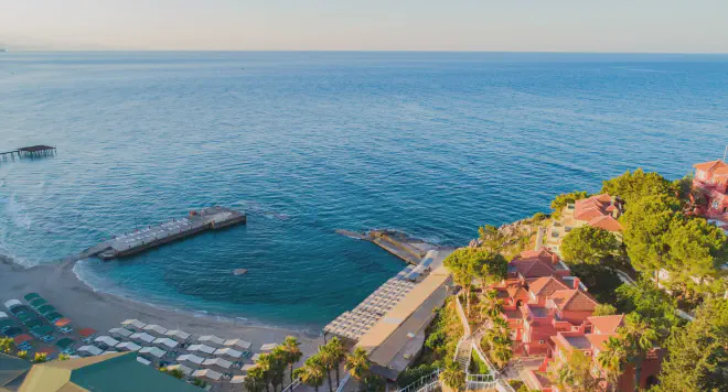 Вид на море в Senza Garden